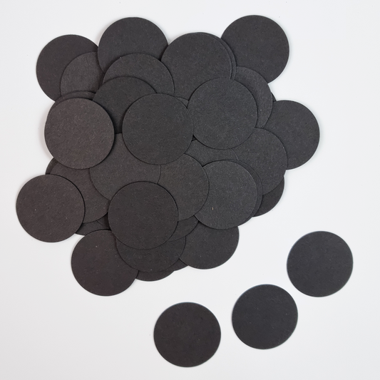 Black Circles Party Confetti For Birthday Party Celebration