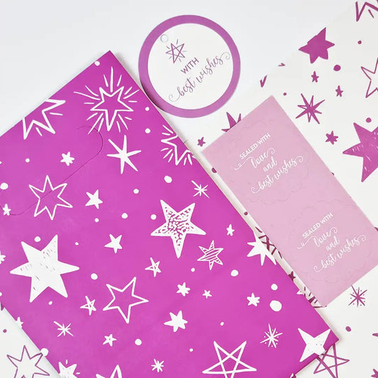 Starry Gift Wrapping Set