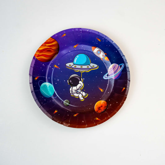 ASTRO ADVENTURE PARTY PLATE - LARGE