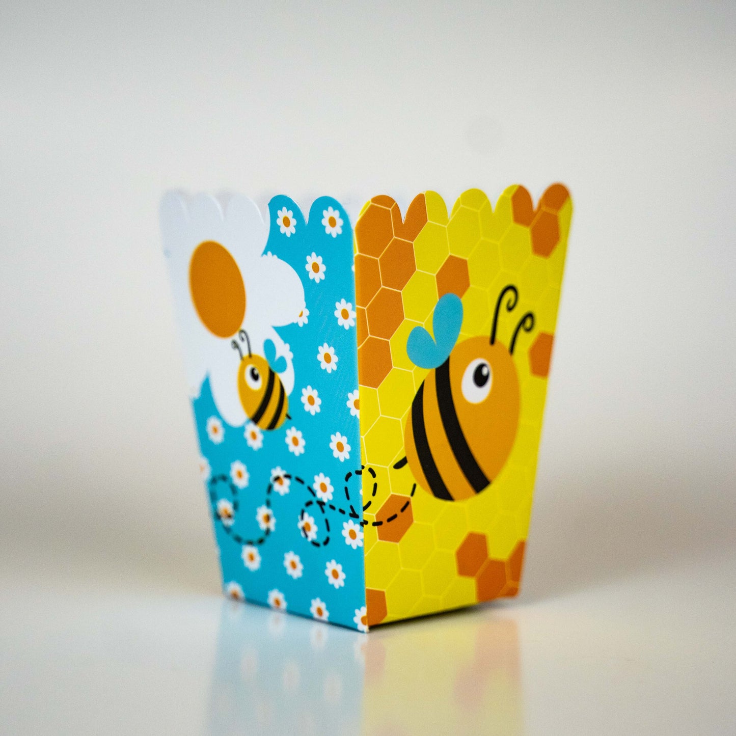 Buzzing Bee Party Popcorn Boxes
