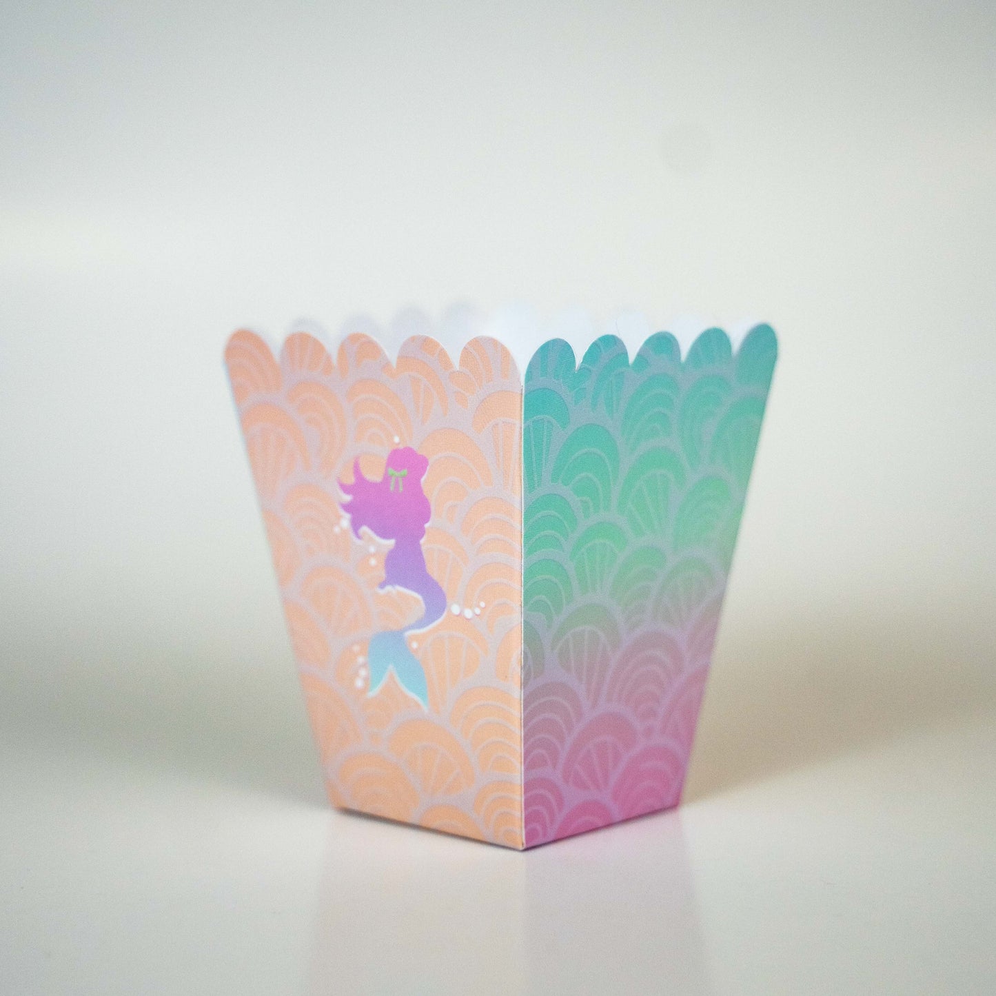 Mermaid Party Popcorn Boxes