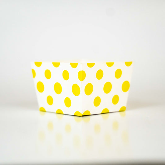 Yellow Dots Party Snack Box
