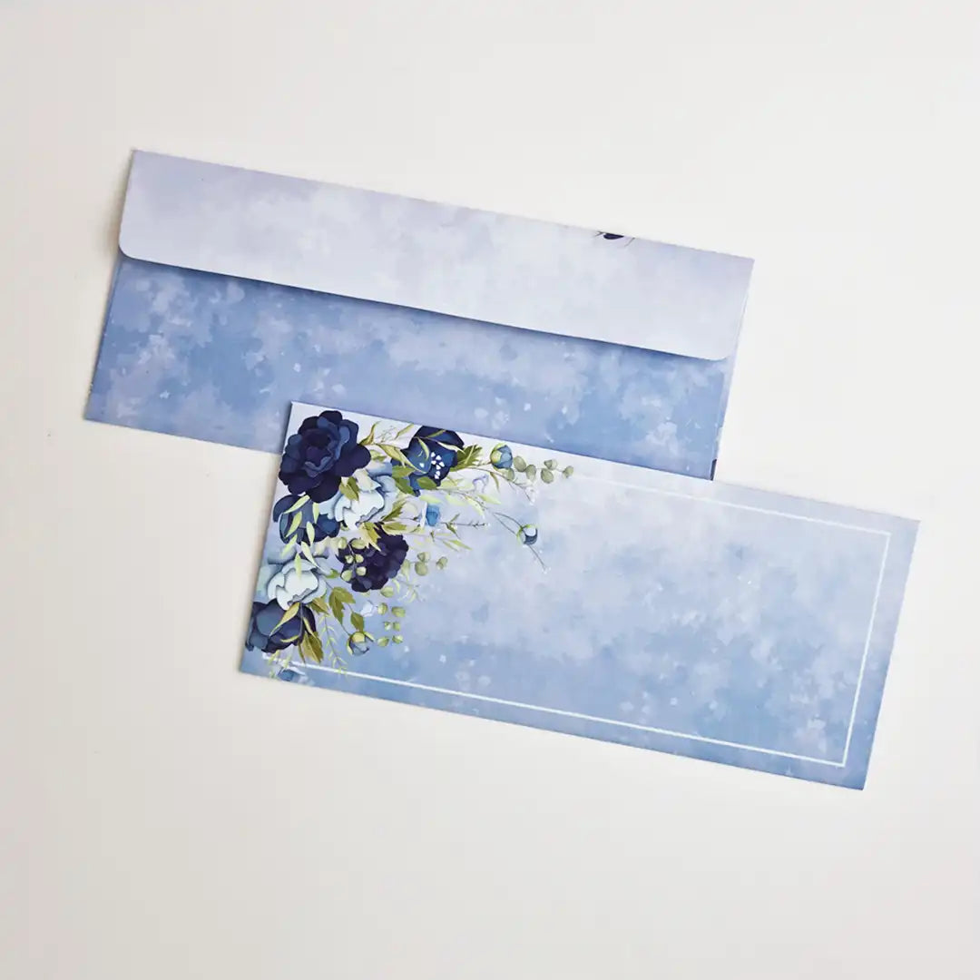 Blue Orchid Envelope for Money Gift