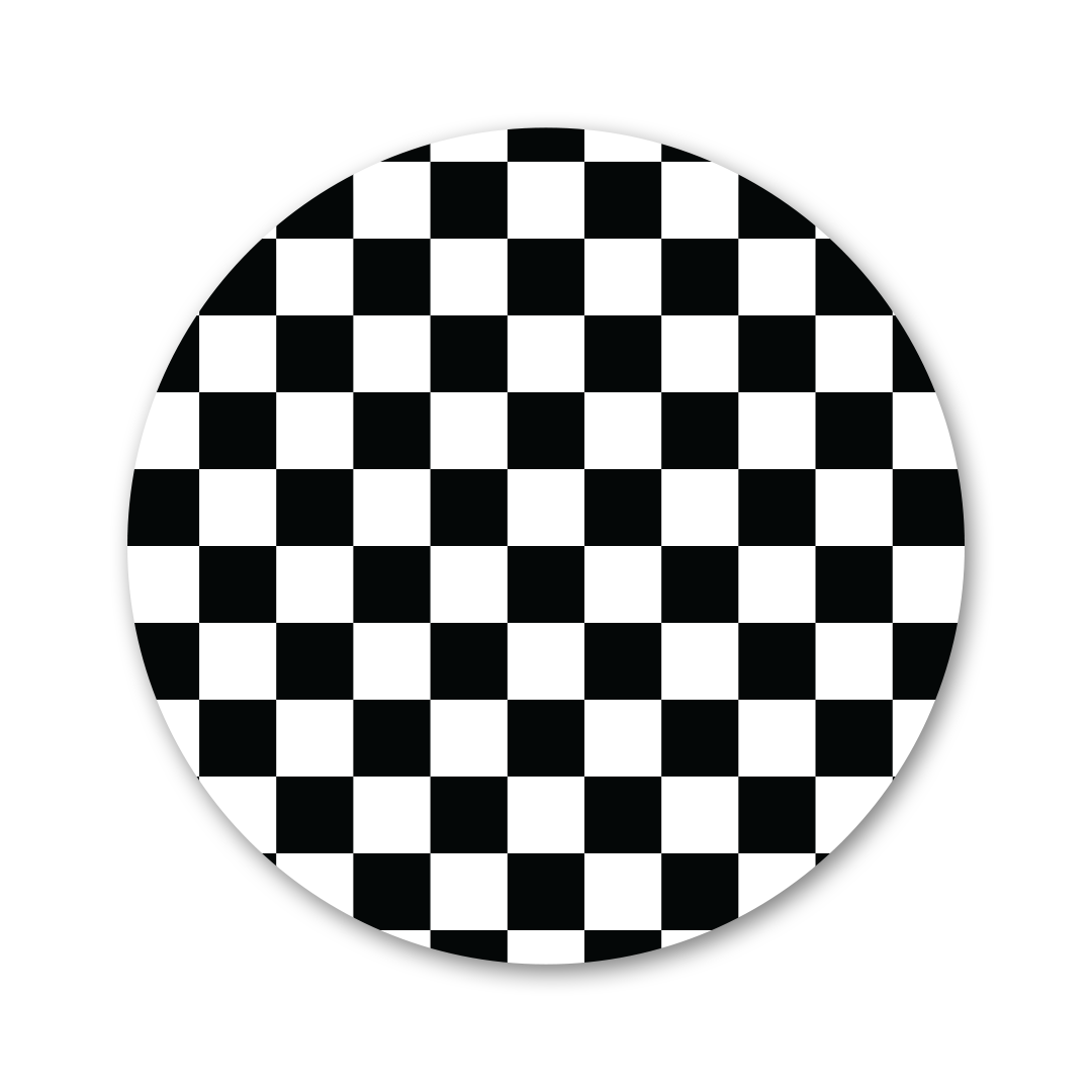 CHEQUERED PACK OF 12 TABLE MATS