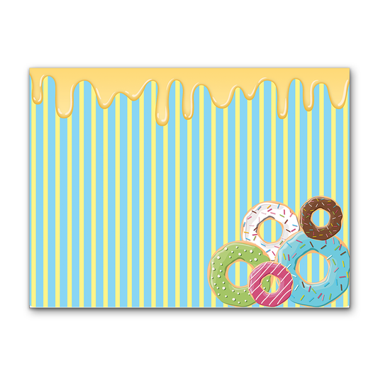 DONUTS PACK OF 12 TABLE MATS