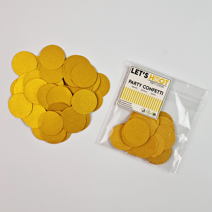 GOLD CIRCLES CONFETTI