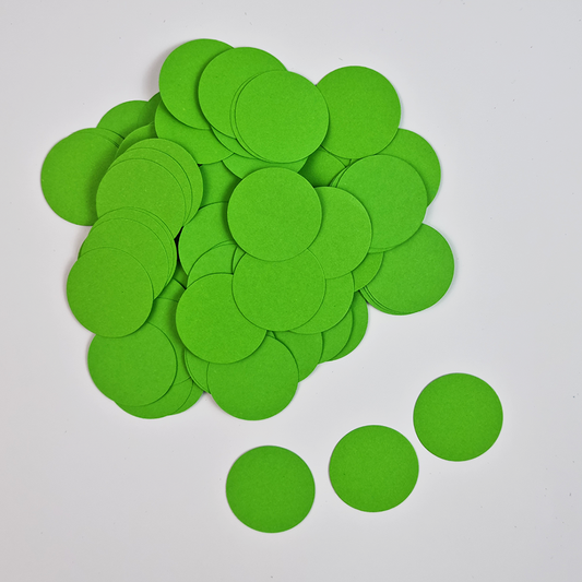 GREEN CIRCLES CONFETTI