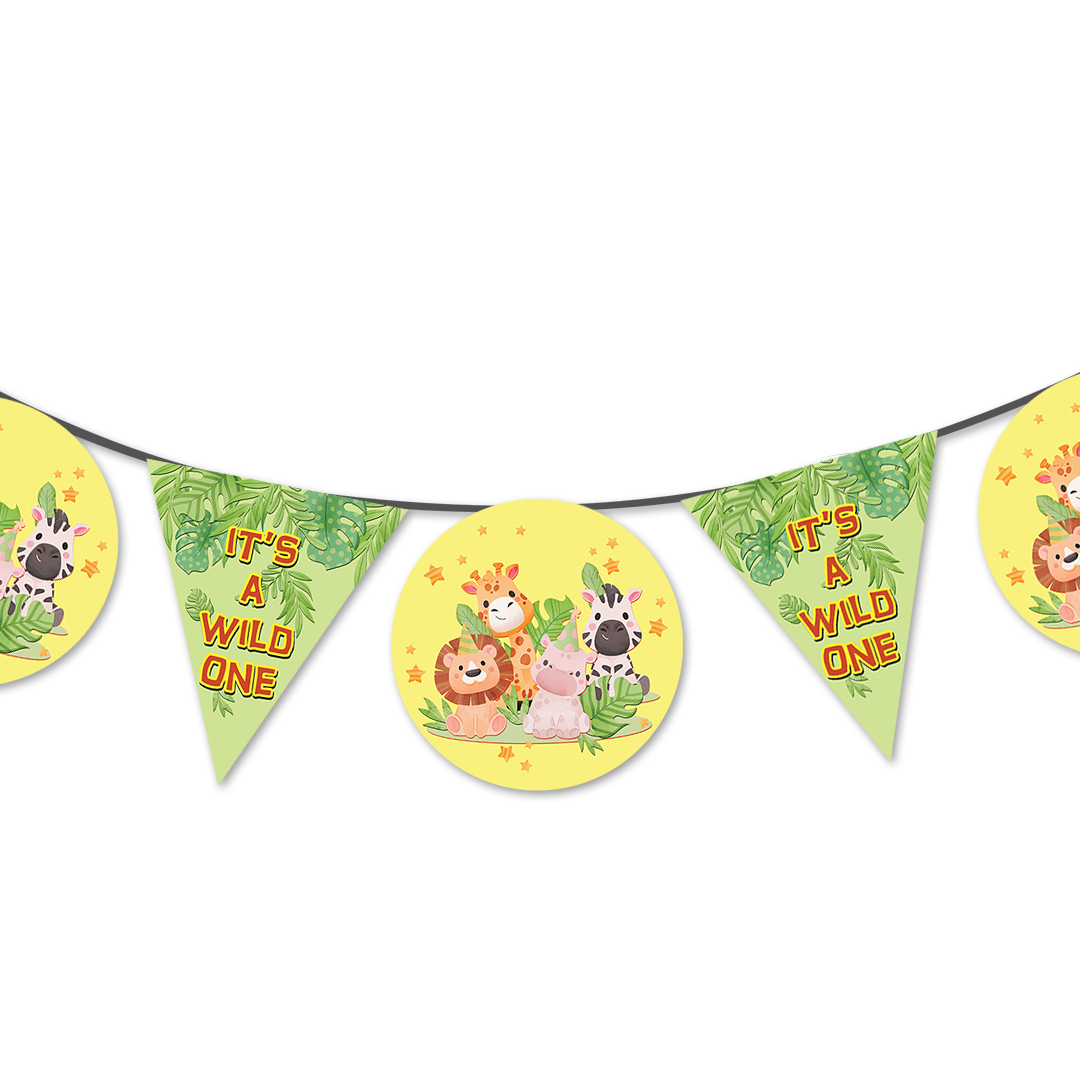 JUNGLE SAFARI PARTY BUNTINGS