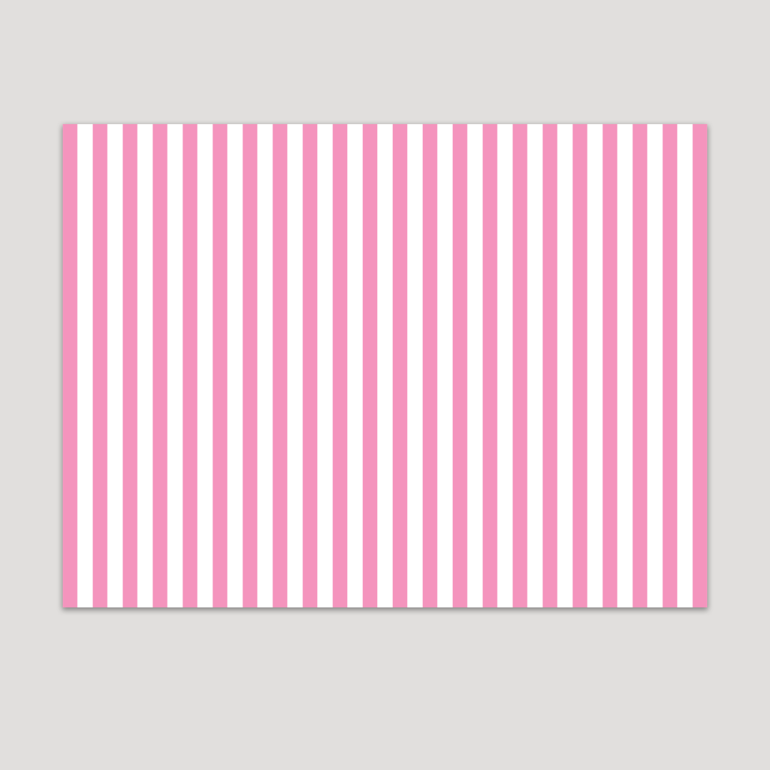 LIGHT PINK STRIPES TABLE SHEET