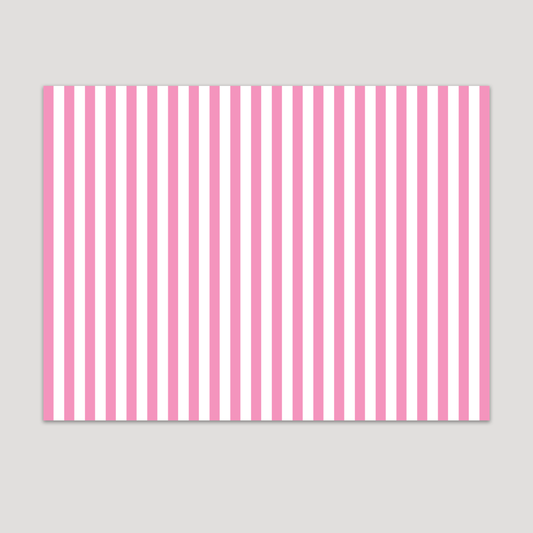 LIGHT PINK STRIPES TABLE SHEET