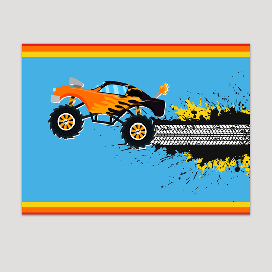 MONSTER TRUCKS TABLE SHEET