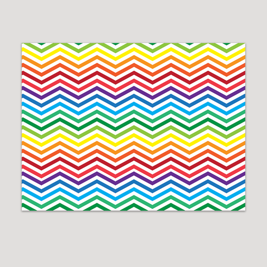 RAINBOW  CHEVRON TABLE SHEET