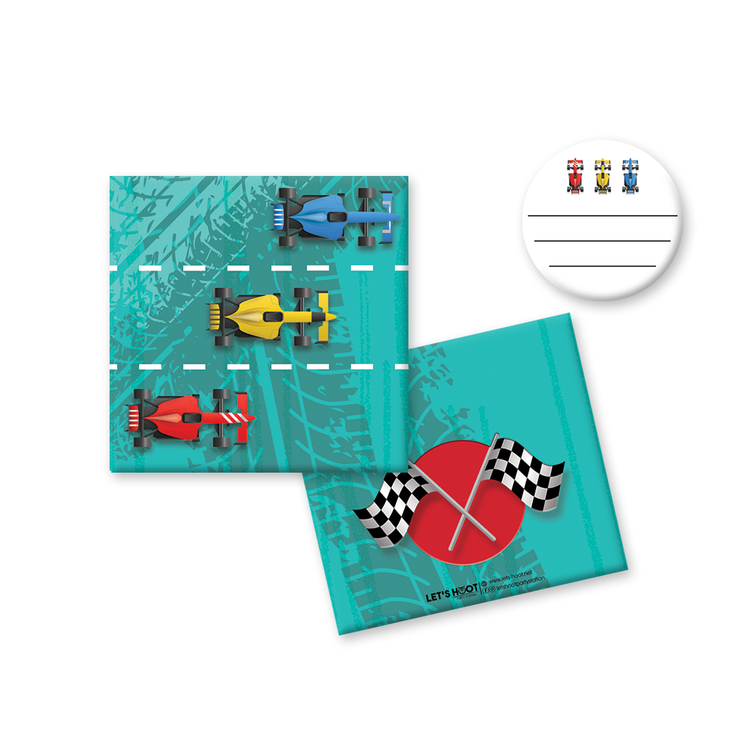 RACING CARS ENVELOPES