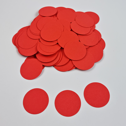 RED CIRCLES CONFETTI