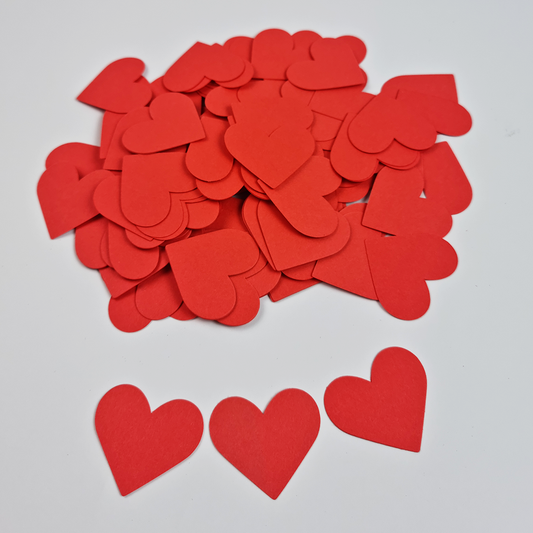 RED HEARTS CONFETTI