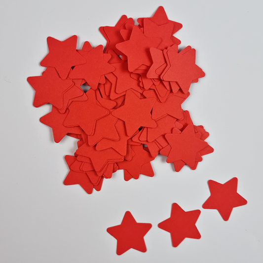 RED STARS CONFETTI