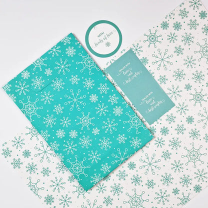 Snowflakes Gift Wrapping Set