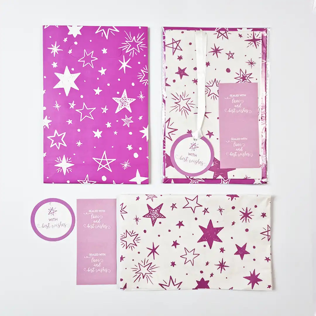 Starry Gift Wrapping Set