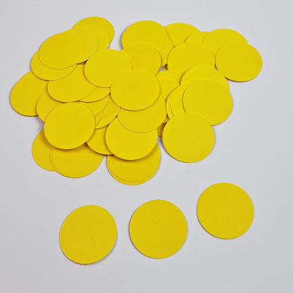 YELLOW CIRCLES CONFETTI