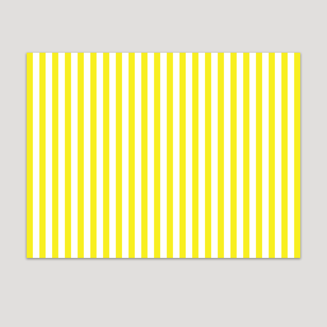 YELLOW STRIPES TABLE SHEET