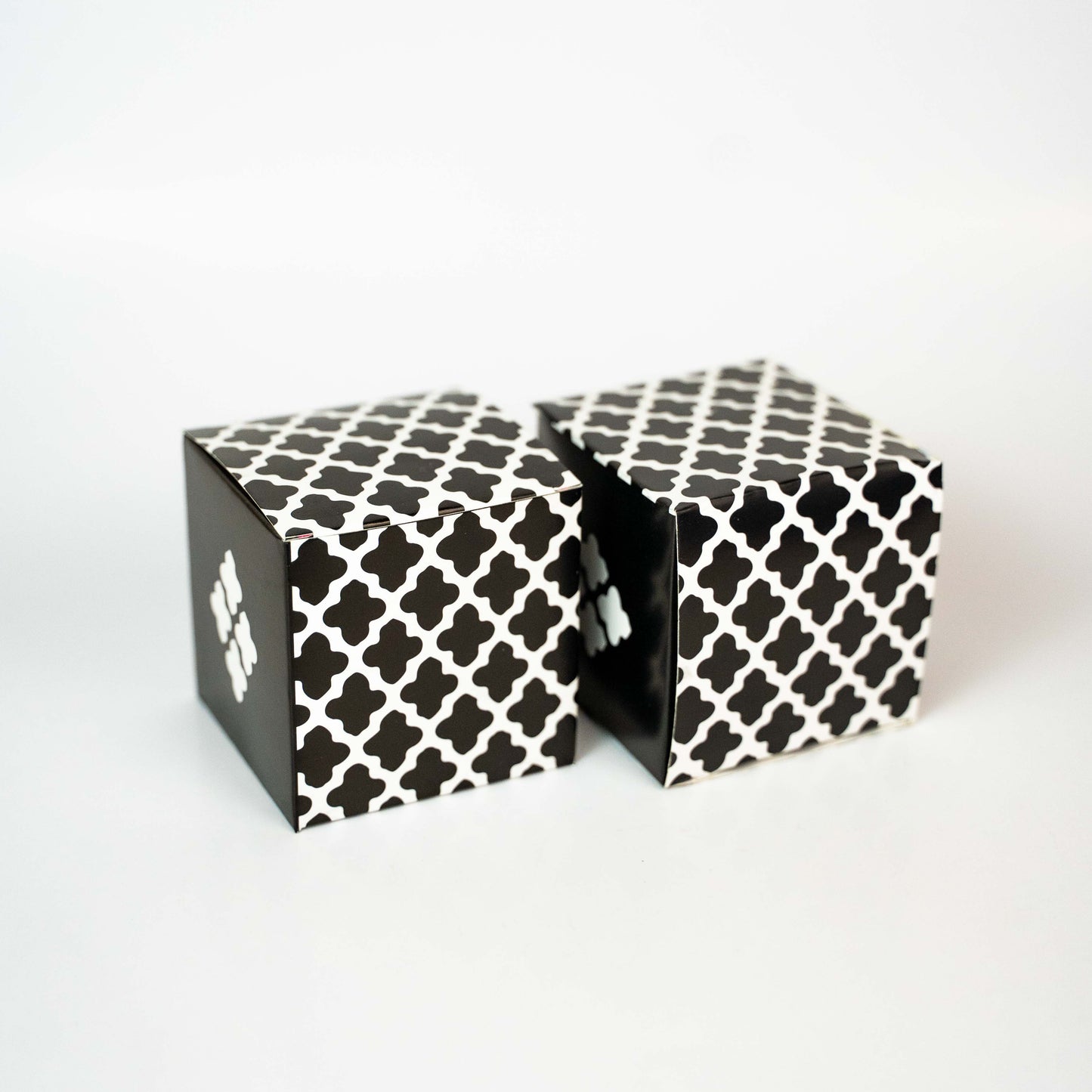 Black Filigree Favour Box