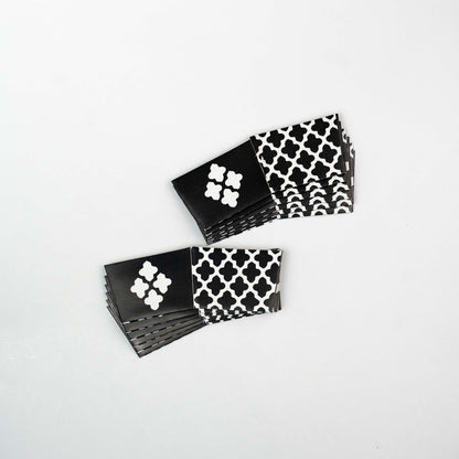 Black Filigree Party Snack Box