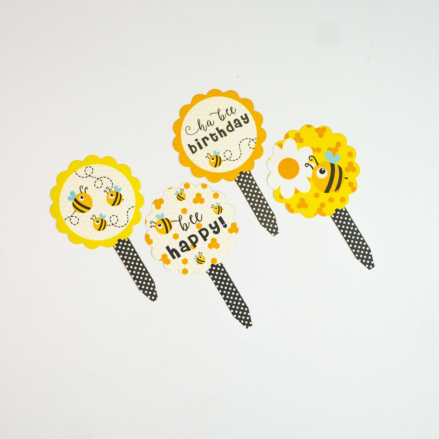 Buzzing Bee Party Food Toppers