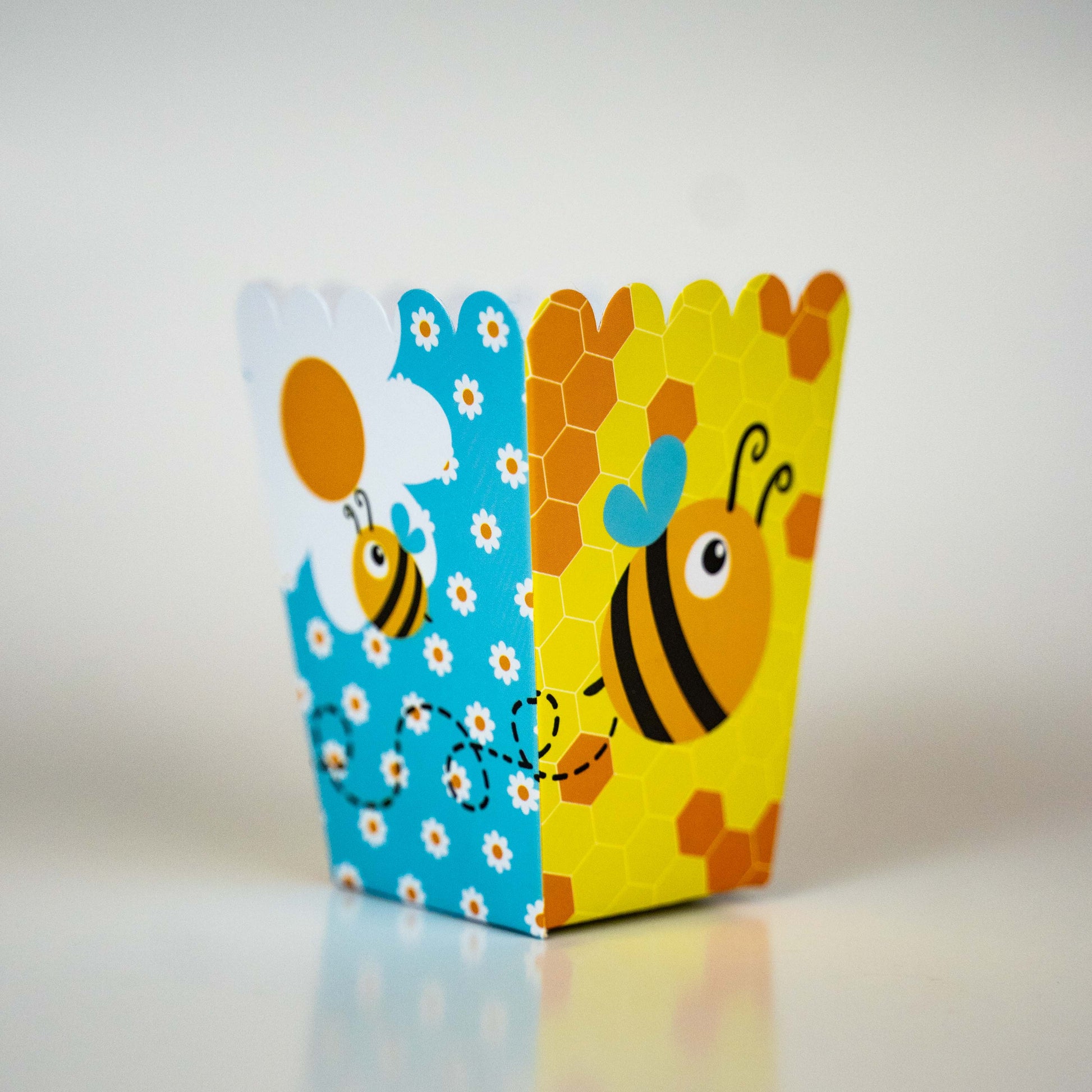 Buzzing Bee Party Popcorn Boxes