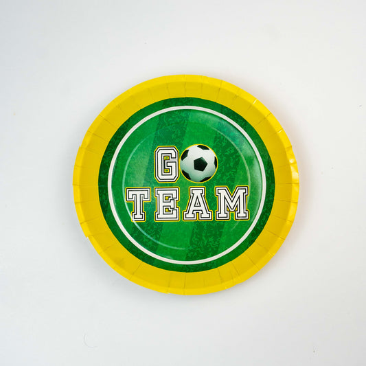 FOOTBALL PARTY PLATE - LARGE