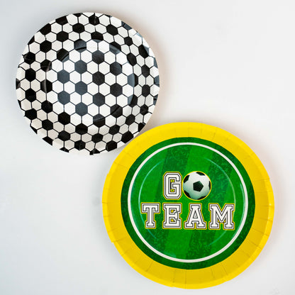 FOOTBALL PARTY PLATES - LARGE