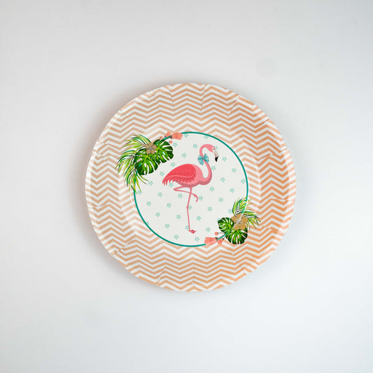 Flamingo Party Plates