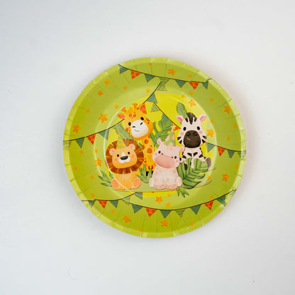 JUNGLE SAFARI PARTY PLATE - LARGE
