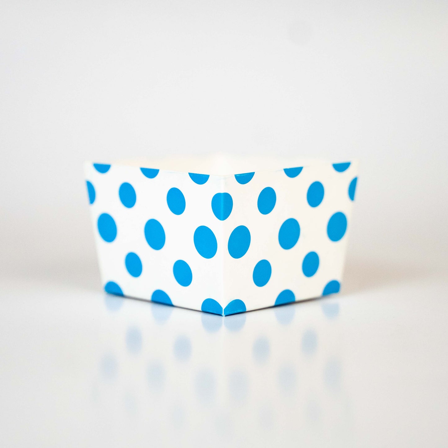 LIGHT BLUE DOTS PARTY SNACK BOXES