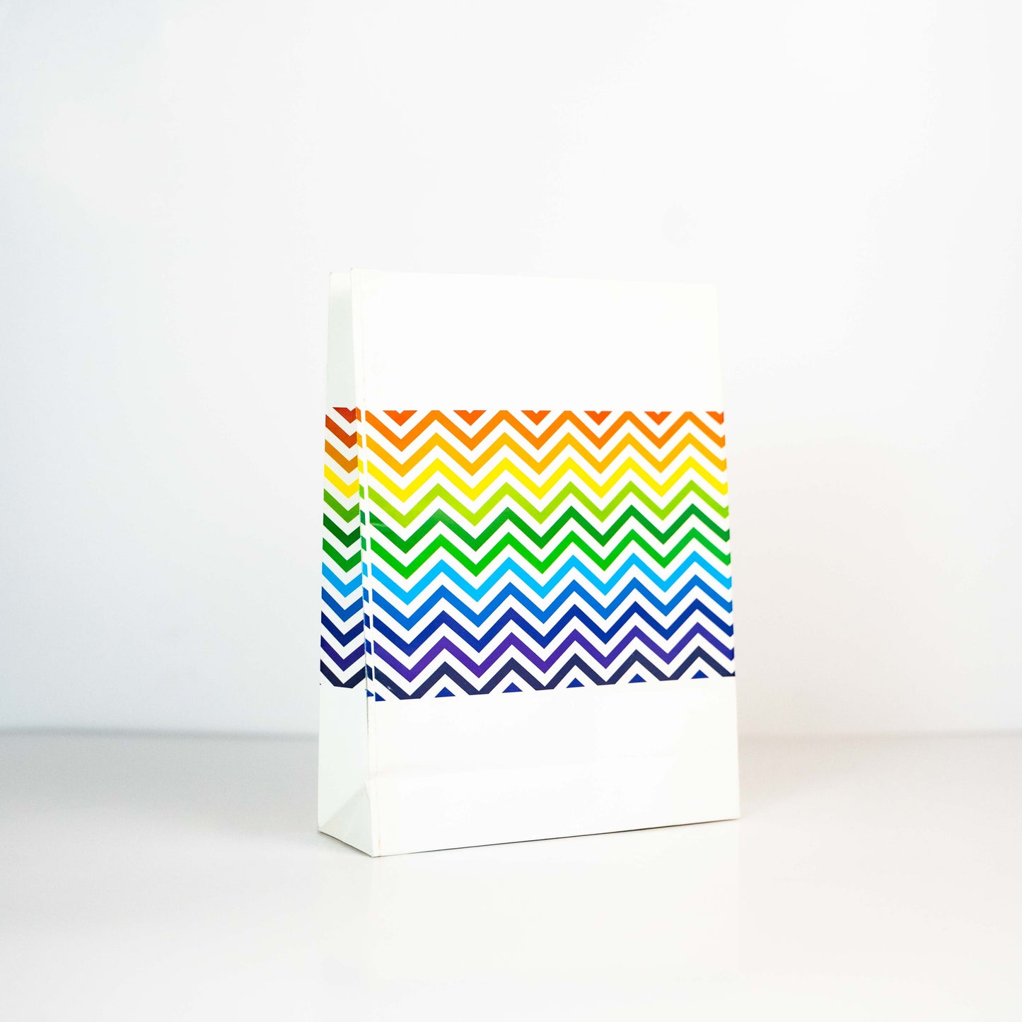 Rainbow Chevron Party Bag