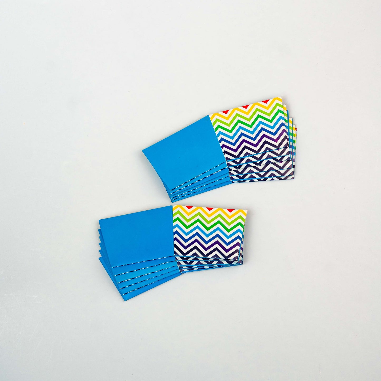 Rainbow Chevron Party Snack Box