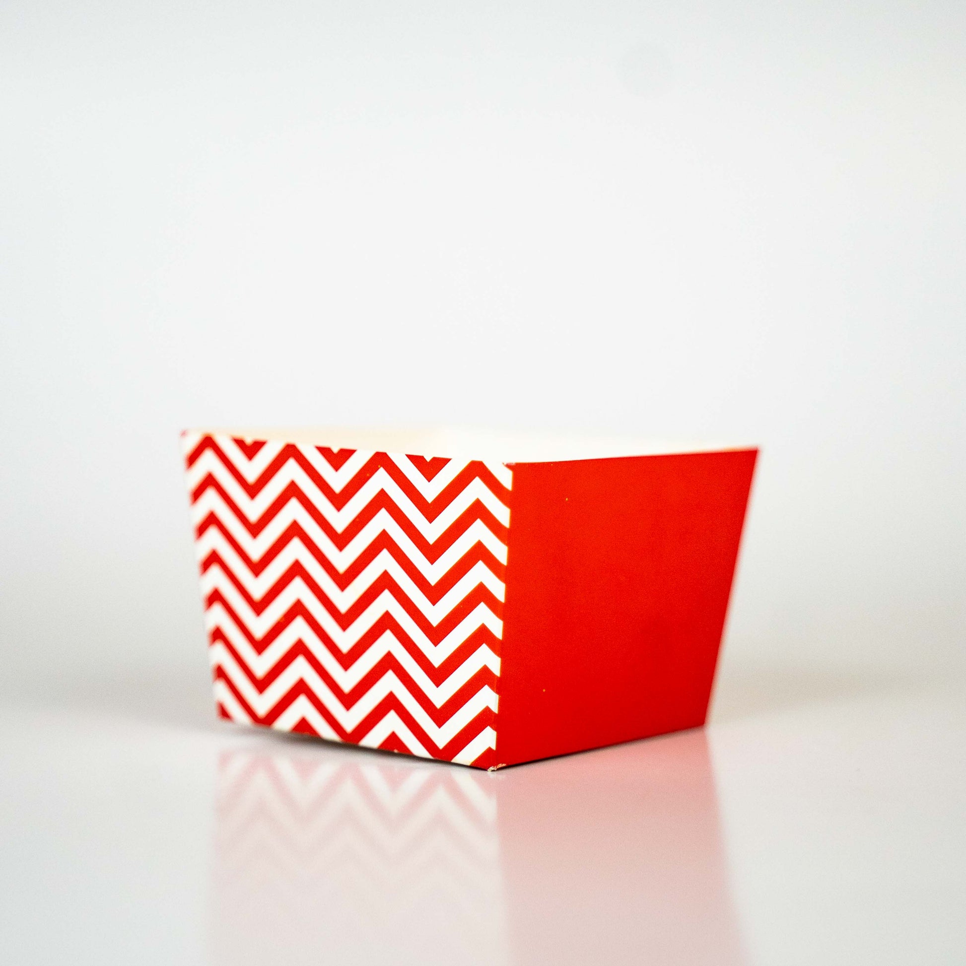 Red Chevron Party Snack Box