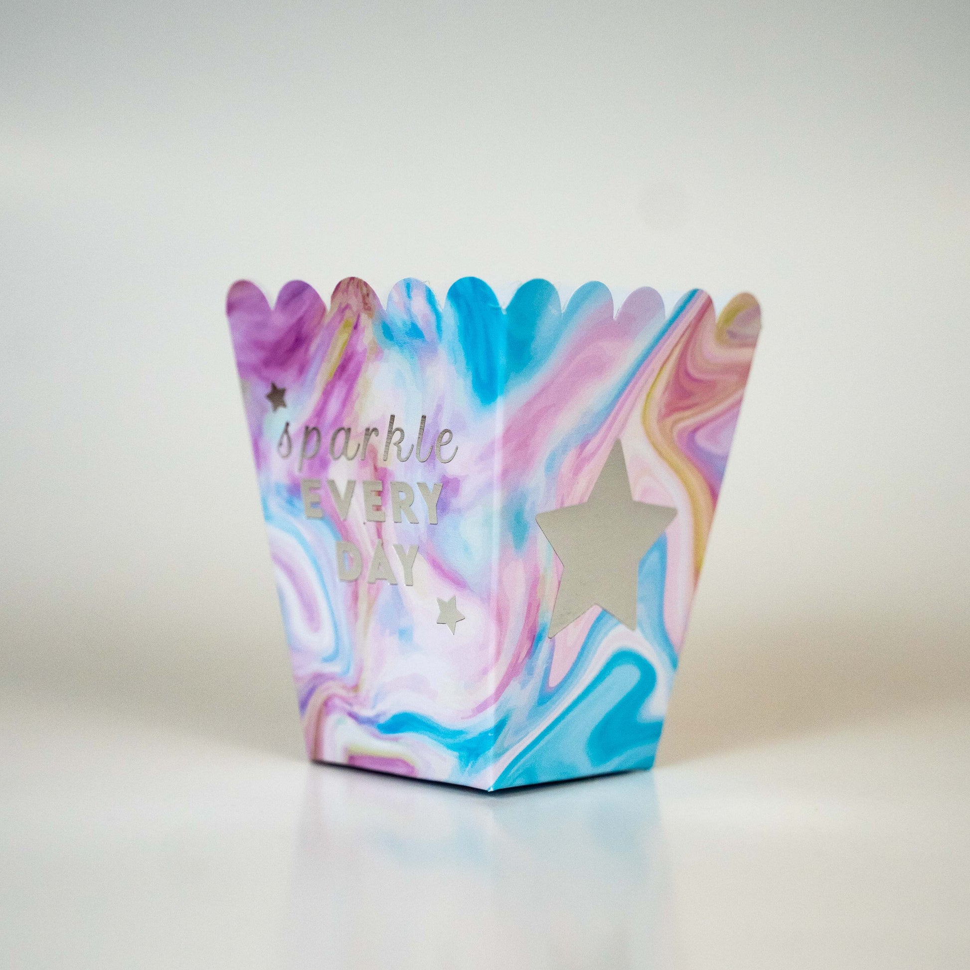 Sparkle Tie Dye Party Popcorn Boxes