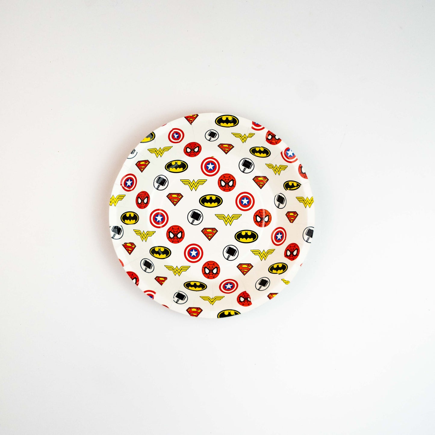 Super Heroes Party Plate