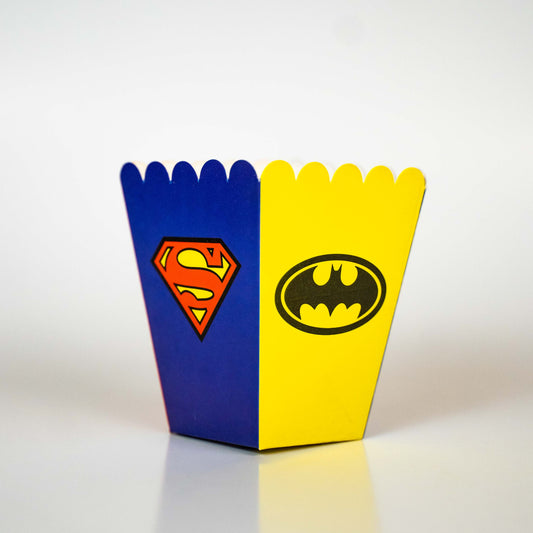 Super Heroes Party Popcorn Boxes