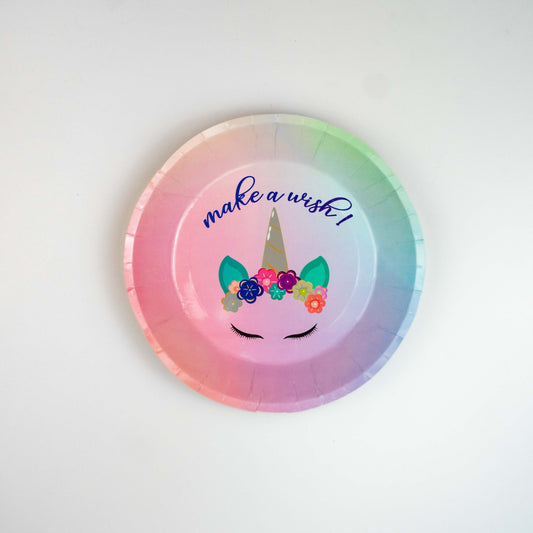 Unicorn Party Plates
