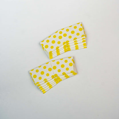 Yellow Dots Party Snack Box