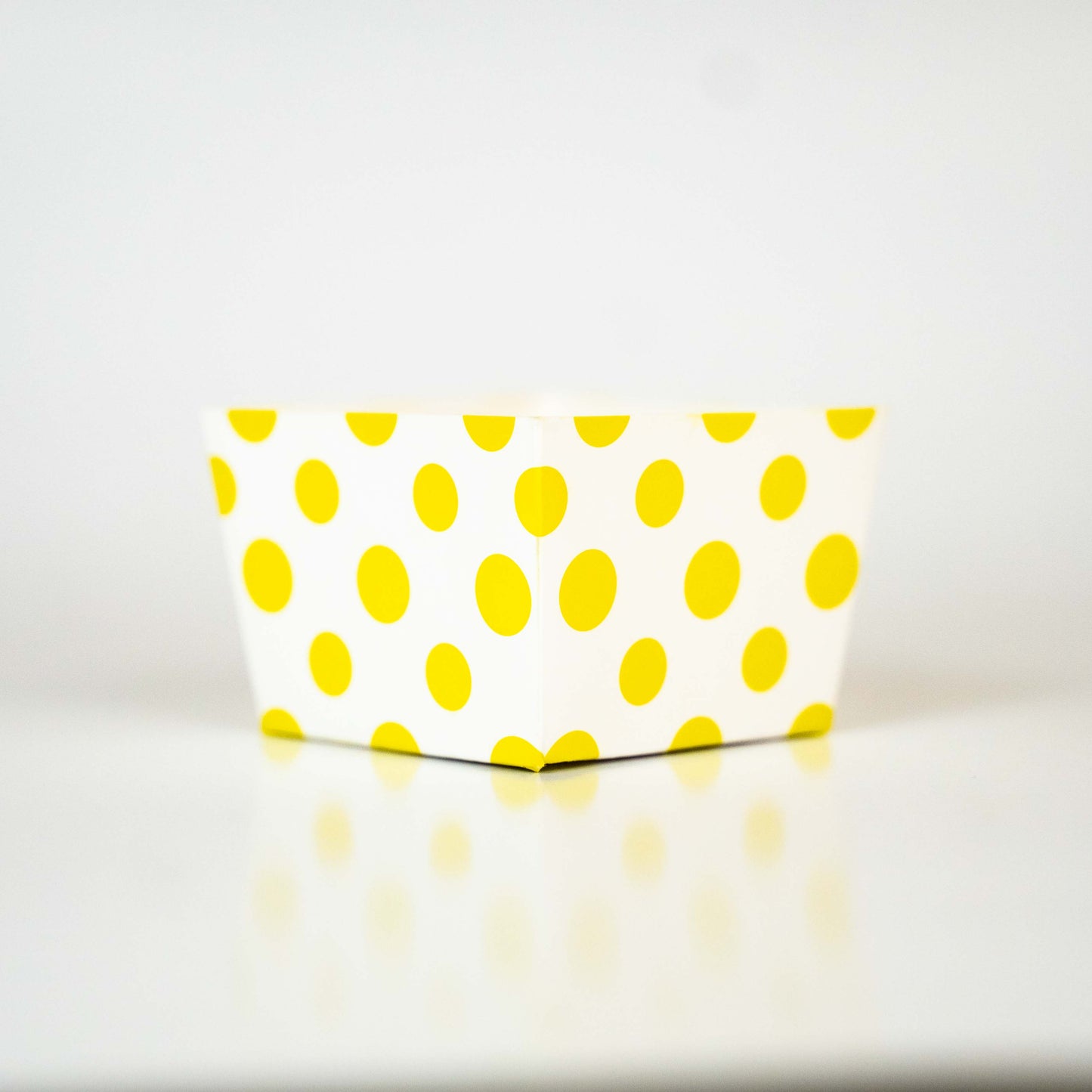 Yellow Dots Party Snack Box